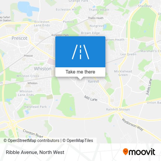 Ribble Avenue map