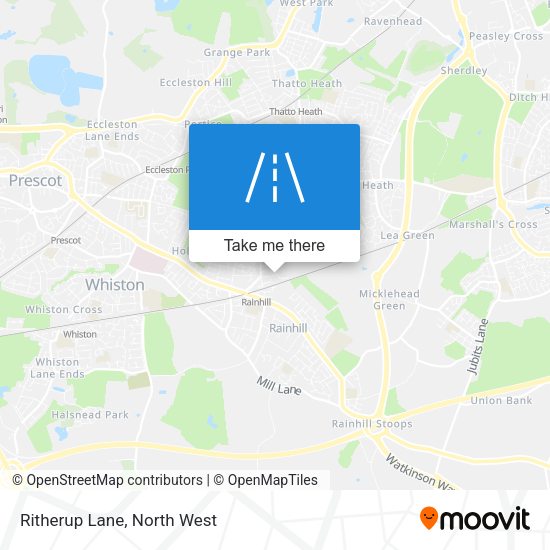Ritherup Lane map