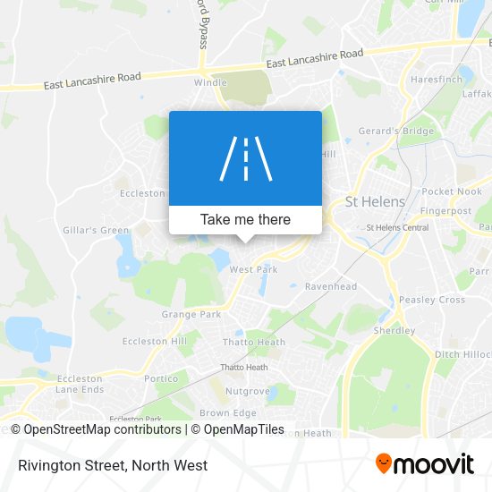 Rivington Street map