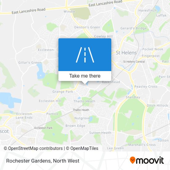 Rochester Gardens map