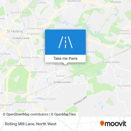 Rolling Mill Lane map