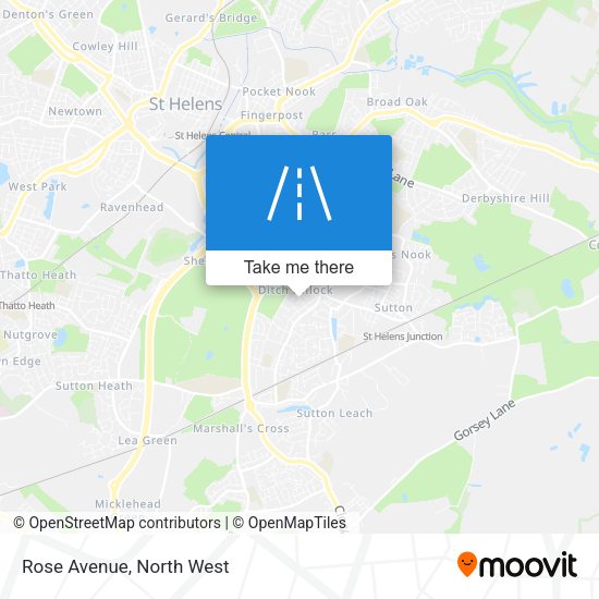 Rose Avenue map