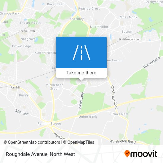 Roughdale Avenue map
