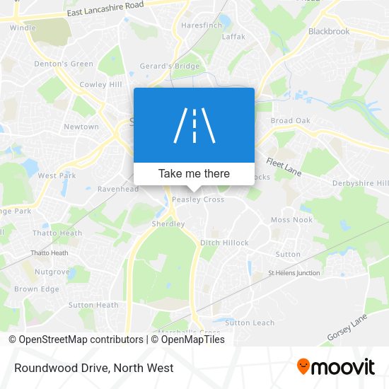 Roundwood Drive map
