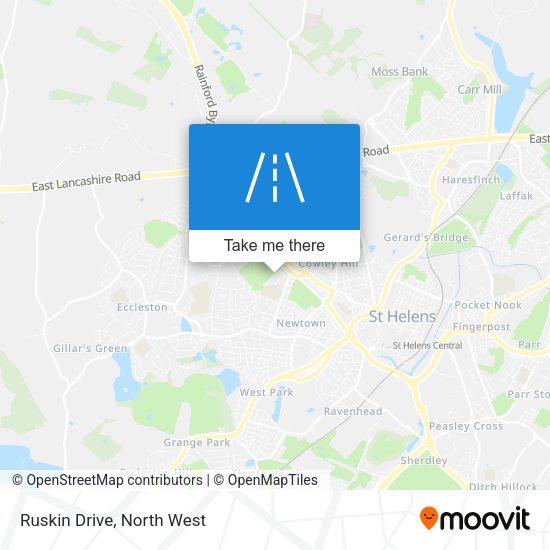 Ruskin Drive map