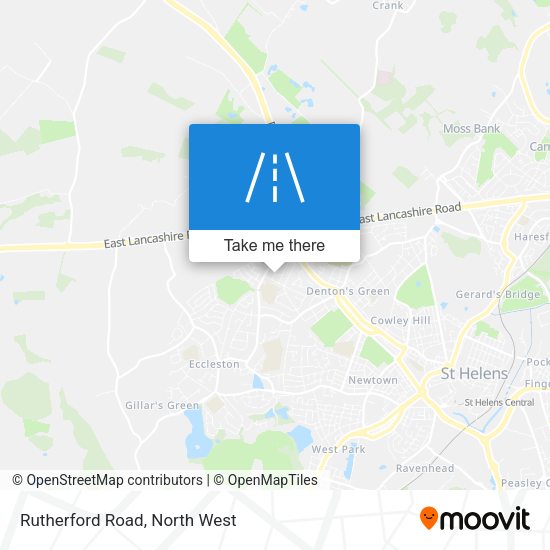 Rutherford Road map