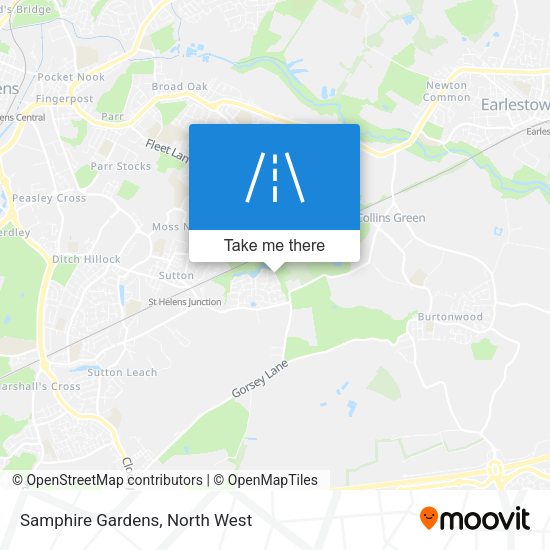 Samphire Gardens map