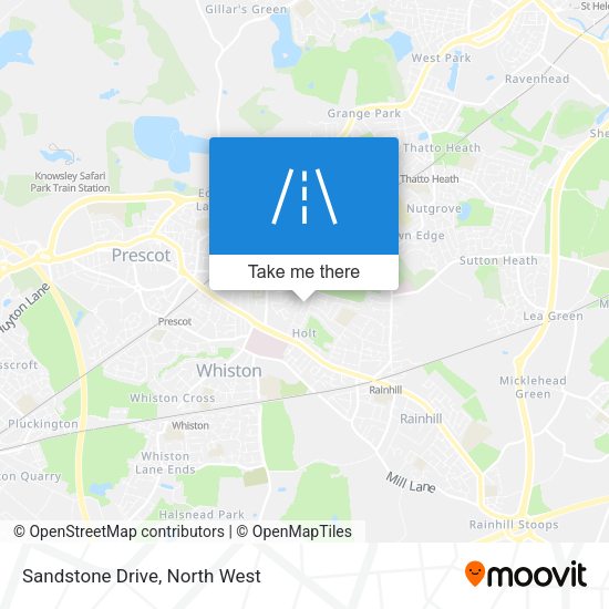 Sandstone Drive map