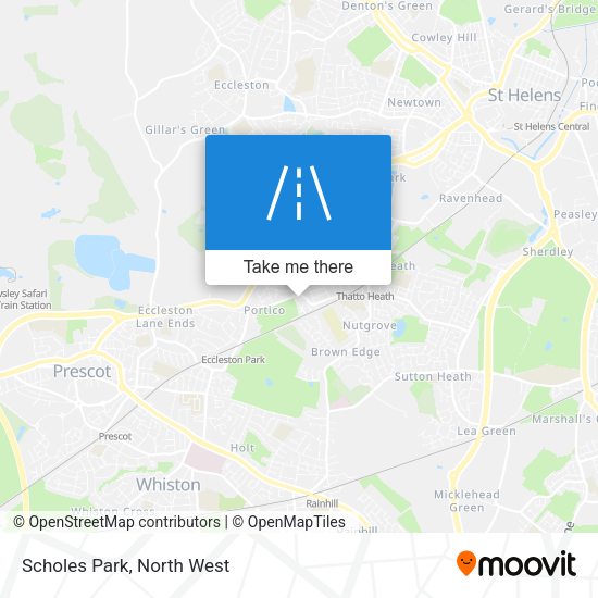 Scholes Park map