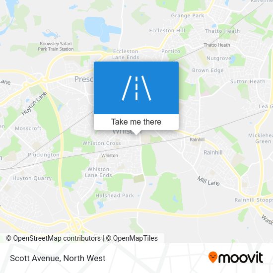 Scott Avenue map