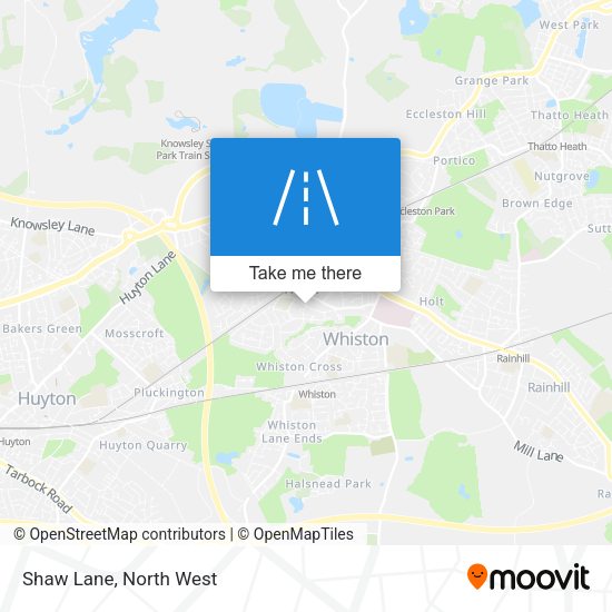Shaw Lane map