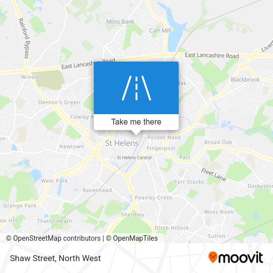 Shaw Street map