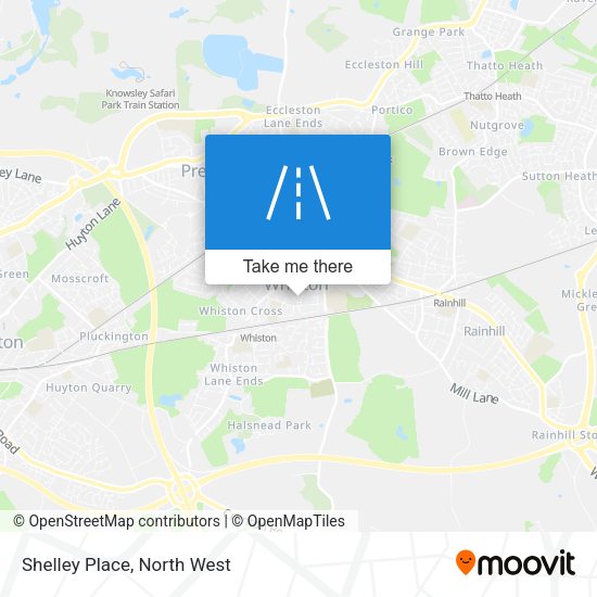 Shelley Place map