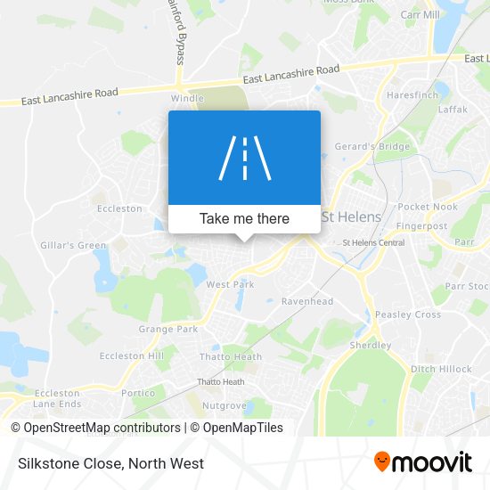 Silkstone Close map