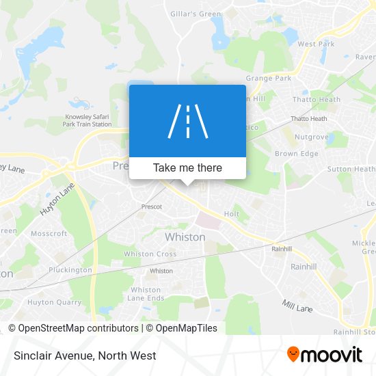Sinclair Avenue map