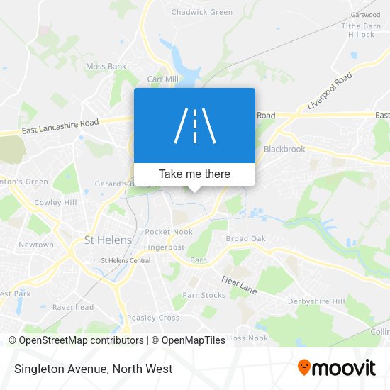 Singleton Avenue map