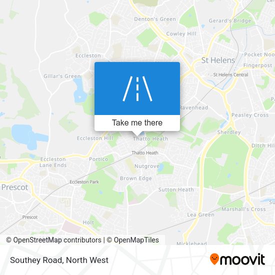 Southey Road map