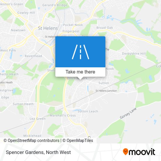 Spencer Gardens map