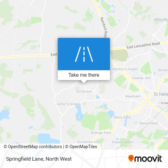 Springfield Lane map