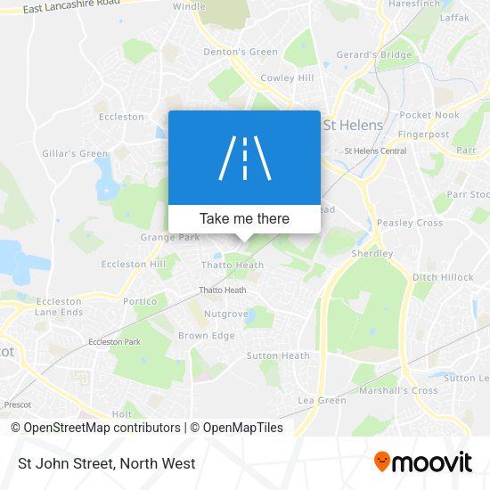 St John Street map