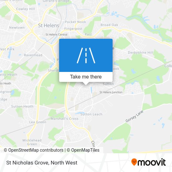St Nicholas Grove map