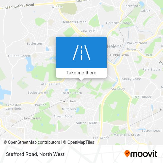 Stafford Road map