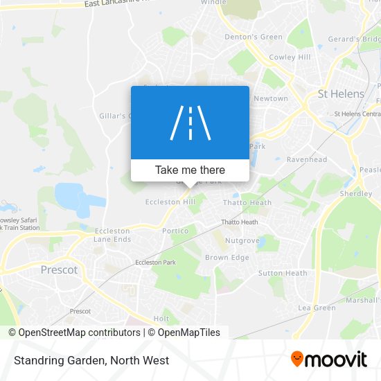 Standring Garden map