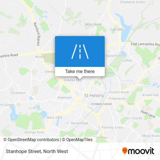 Stanhope Street map