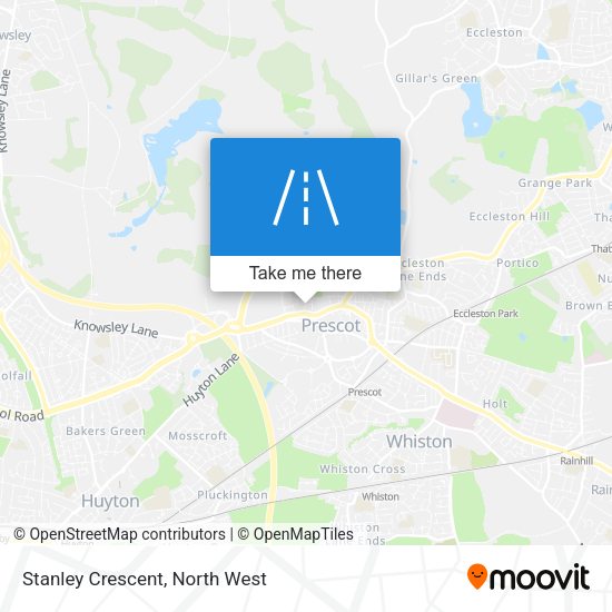 Stanley Crescent map