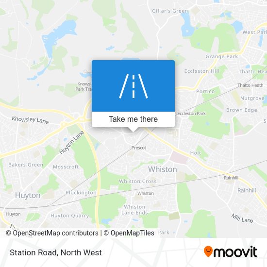 Station Road map