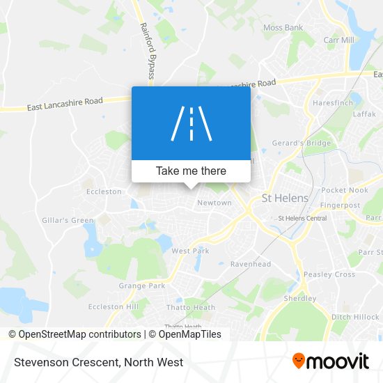Stevenson Crescent map
