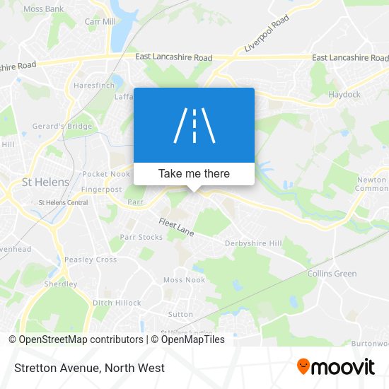 Stretton Avenue map