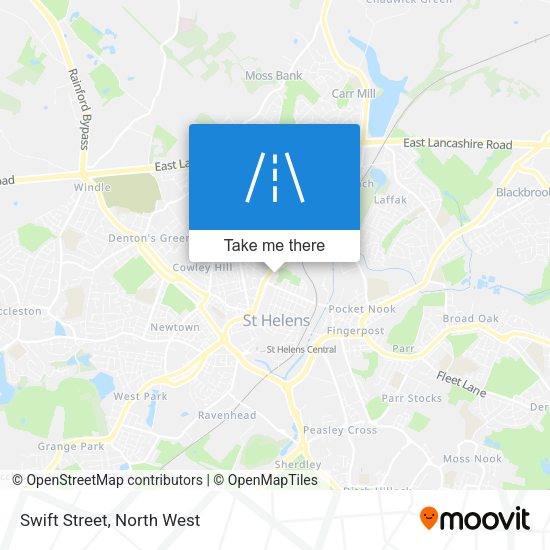 Swift Street map