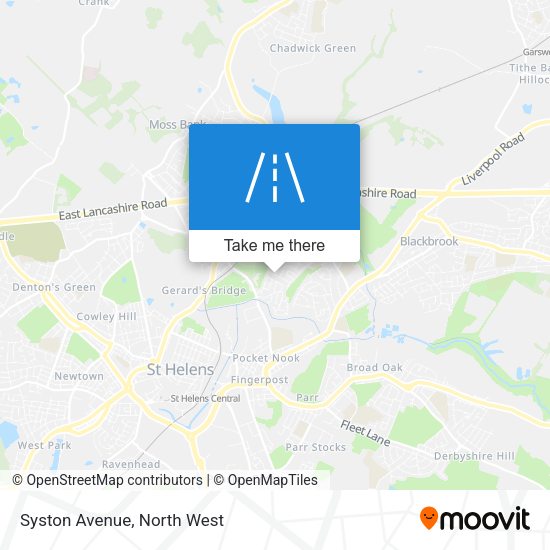 Syston Avenue map