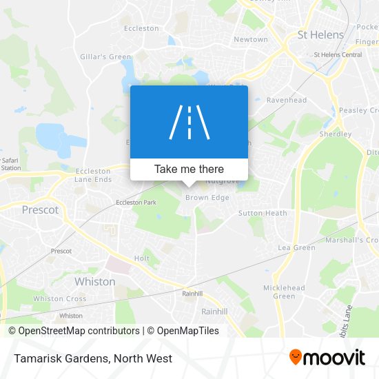 Tamarisk Gardens map