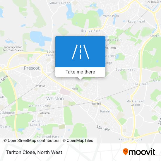 Tarlton Close map