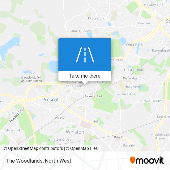 The Woodlands map