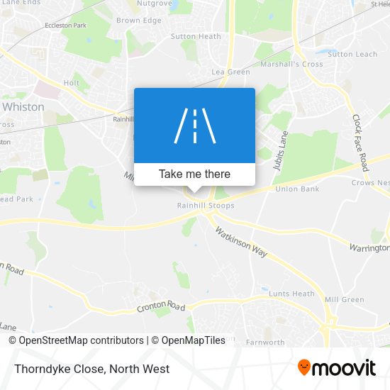 Thorndyke Close map