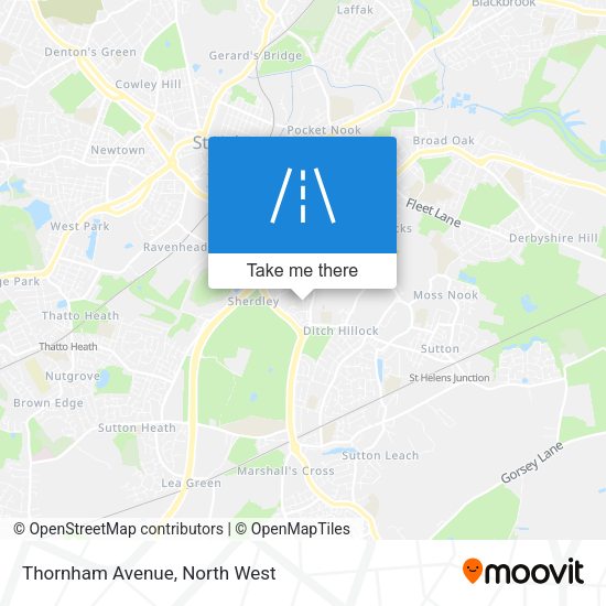 Thornham Avenue map