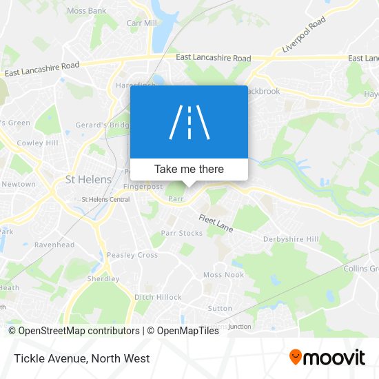 Tickle Avenue map