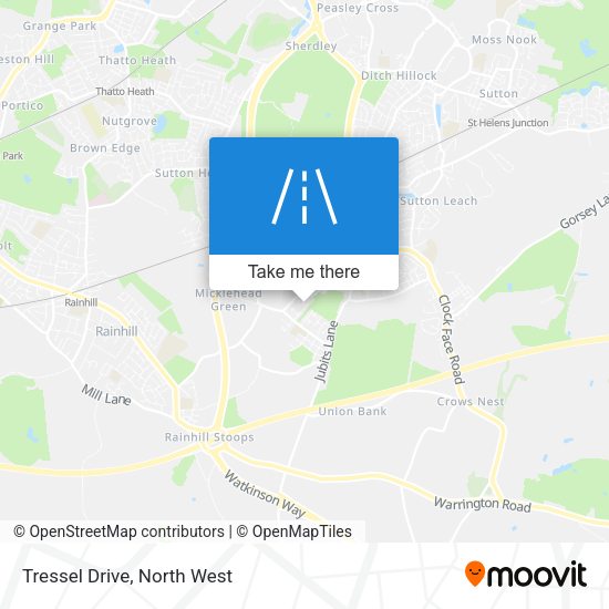 Tressel Drive map
