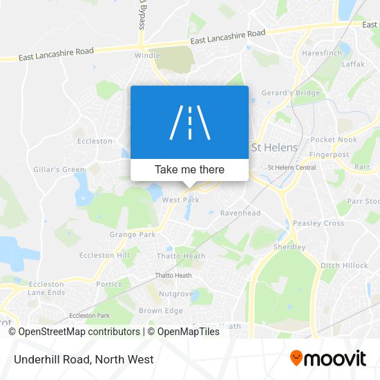 Underhill Road map