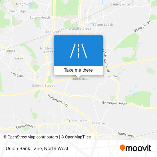 Union Bank Lane map