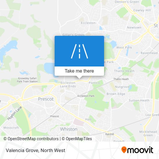 Valencia Grove map