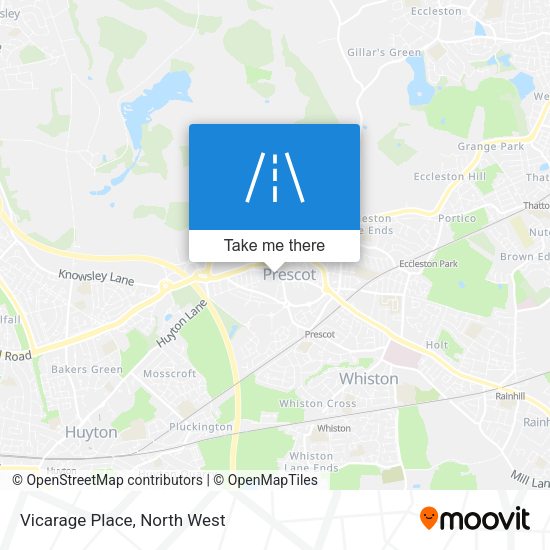 Vicarage Place map
