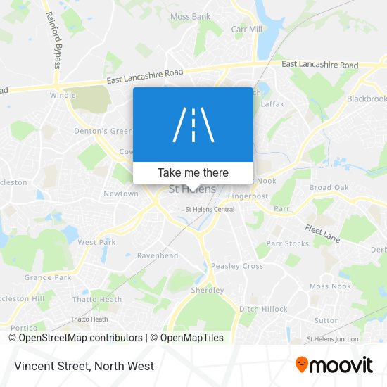 Vincent Street map