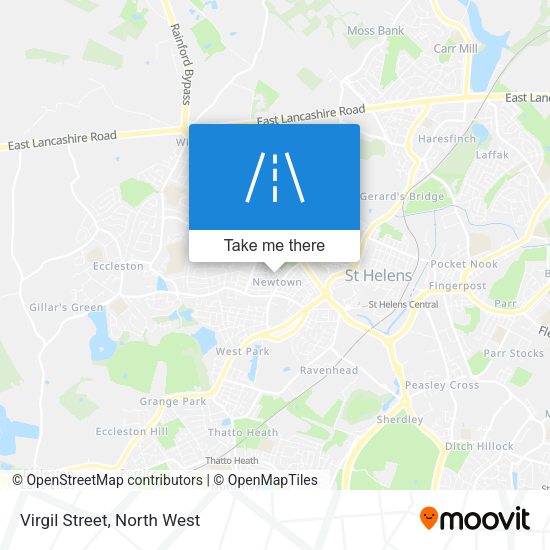 Virgil Street map