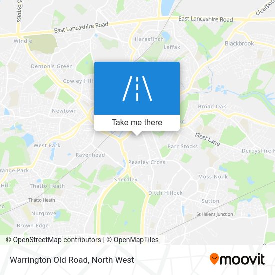 Warrington Old Road map
