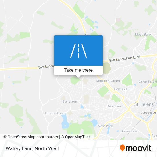 Watery Lane map