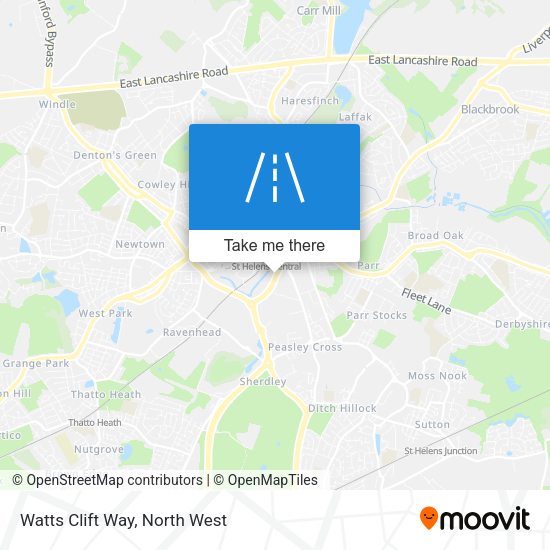 Watts Clift Way map